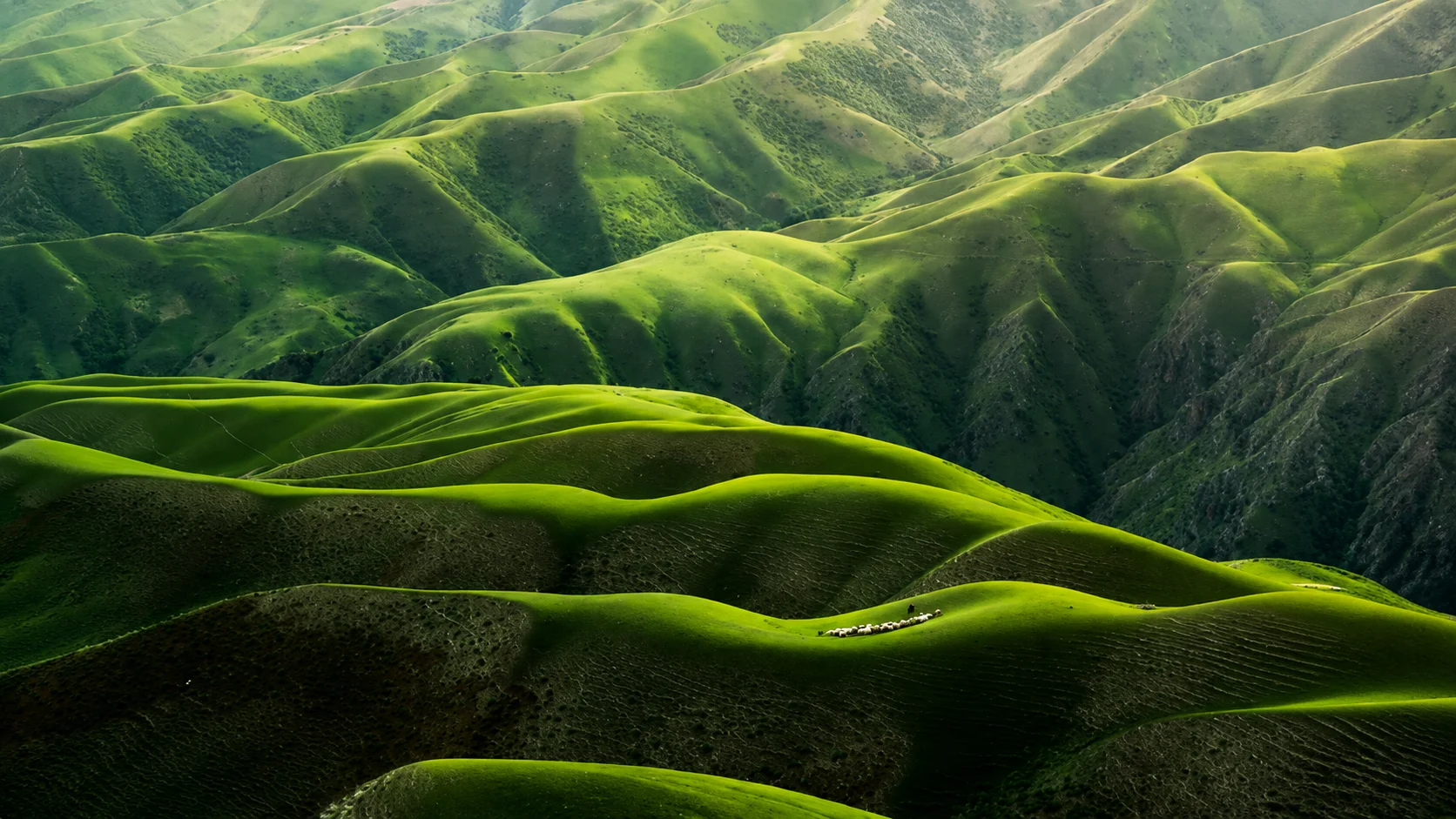 Beautiful mountain travel destination